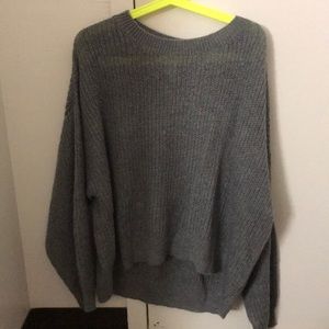 H&m oversized grey sweater